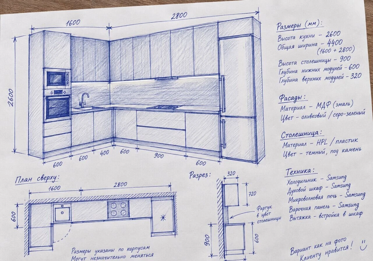 Кухня на заказ от производителя