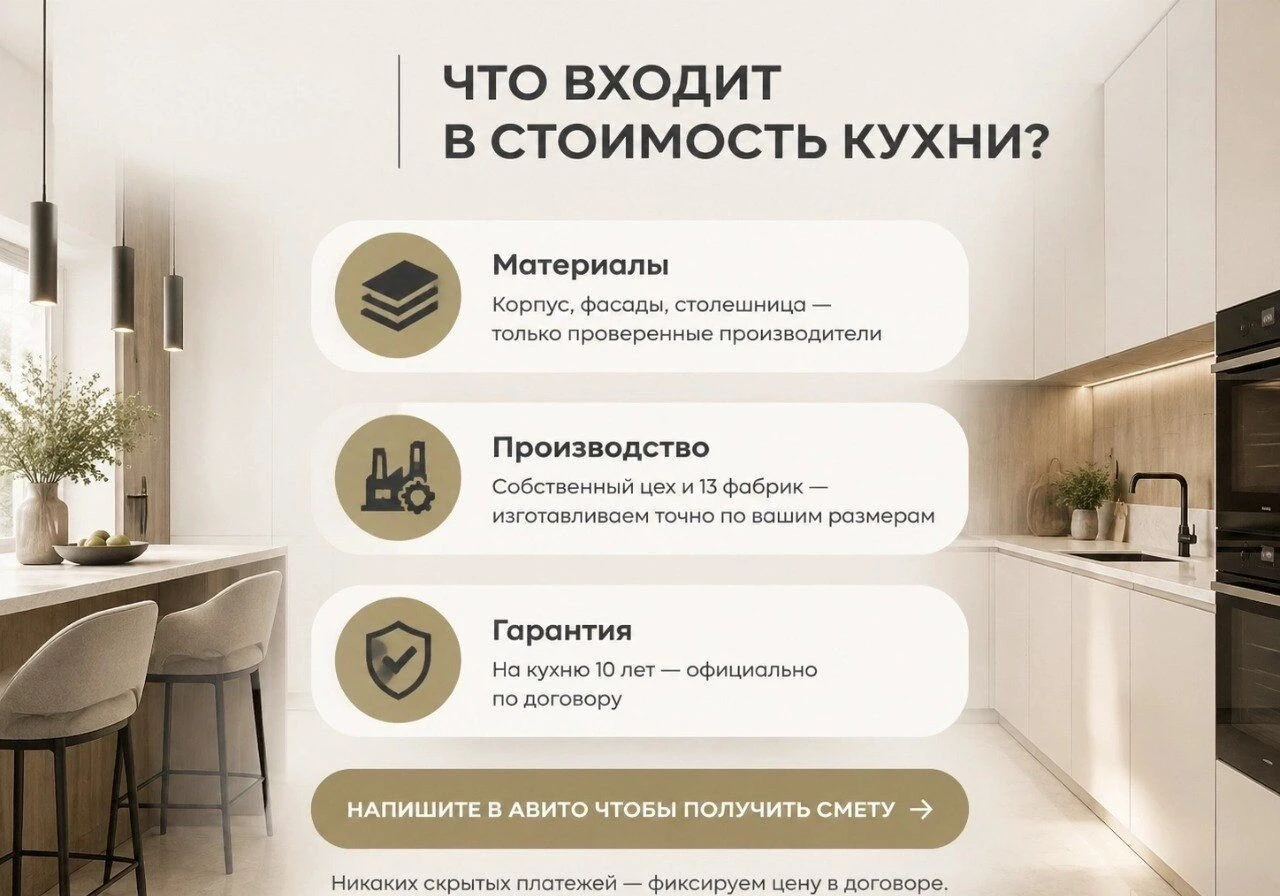 Кухня угловая под ключ